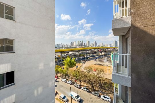 Vista da Sacada de apartamento à venda com 2 quartos, 37m² em Vila Independencia, São Paulo