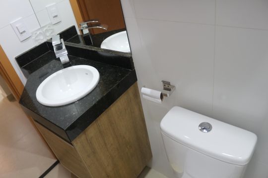 Banheiro Social de apartamento à venda com 2 quartos, 86m² em Boa Vista, São Caetano do Sul