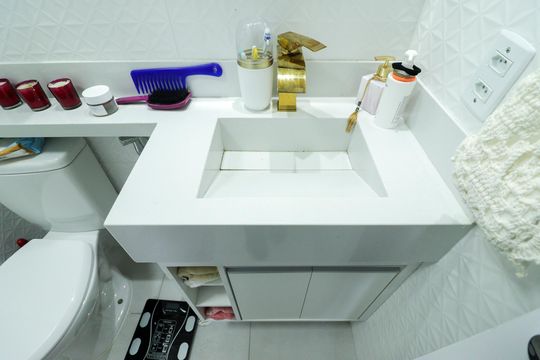 Banheiro de apartamento à venda com 2 quartos, 58m² em Imirim, São Paulo