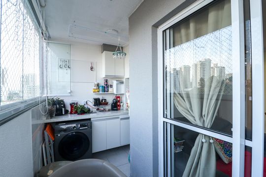 Varanda da Sala de apartamento à venda com 2 quartos, 58m² em Imirim, São Paulo