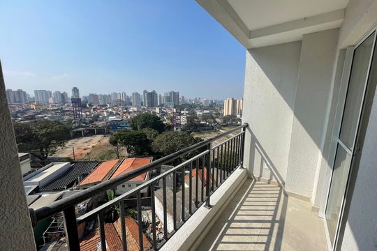 Varanda de apartamento à venda com 2 quartos, 50m² em Vila Augusta, Guarulhos