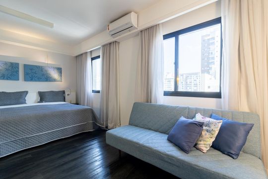 Kitnet/Studio para alugar com 1 quarto, 34m² em Indianópolis, São Paulo