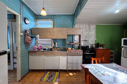 Cozinha de casa para alugar com 1 quarto, 45m² em Campina, São Leopoldo