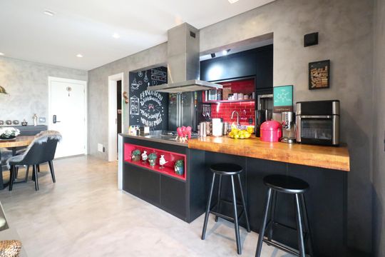 Cozinha de apartamento à venda com 2 quartos, 90m² em Cerâmica, São Caetano do Sul