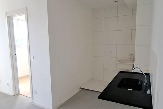 Cozinha de apartamento à venda com 2 quartos, 36m² em Jardim Peri Peri, São Paulo