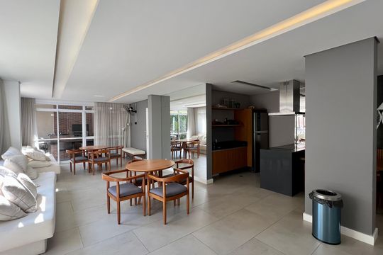 Área comum de apartamento à venda com 1 quarto, 60m² em Pinheiros, São Paulo