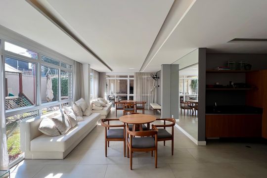Área comum de apartamento à venda com 1 quarto, 60m² em Pinheiros, São Paulo