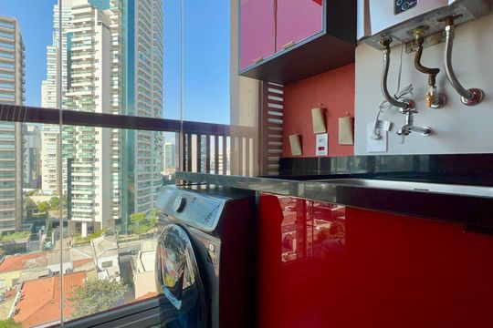 Área de Serviço de apartamento à venda com 1 quarto, 60m² em Pinheiros, São Paulo