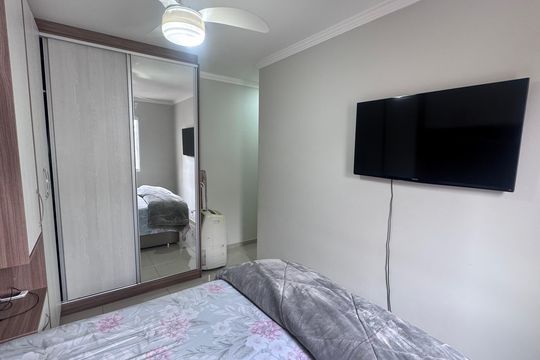 Quarto 2 de apartamento à venda com 2 quartos, 62m² em Jardim das Bandeiras, Campinas