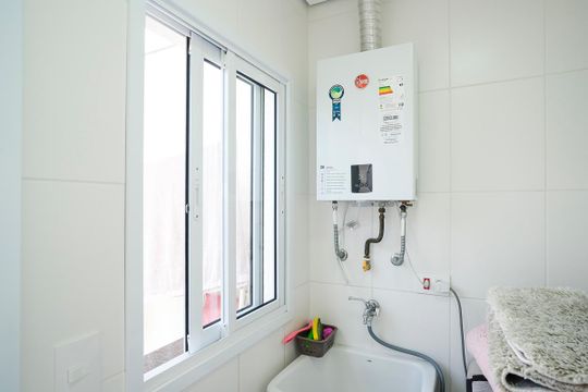Área de serviço de apartamento à venda com 2 quartos, 160m² em Santa Maria, São Caetano do Sul