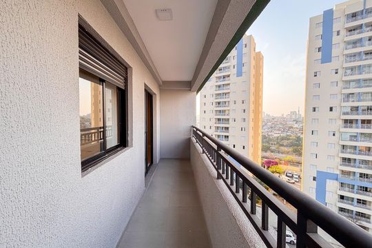Varanda de apartamento à venda com 1 quarto, 38m² em Chácara Seis de Outubro, São Paulo