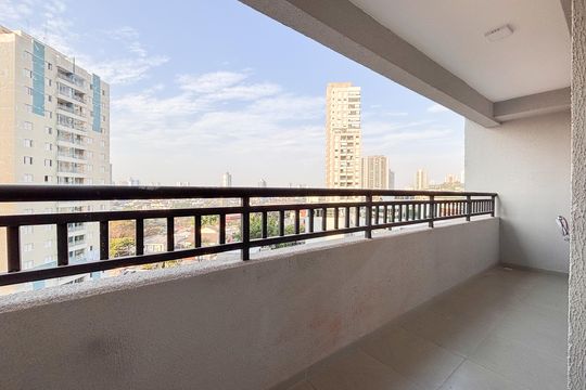 Varanda de apartamento à venda com 1 quarto, 38m² em Chácara Seis de Outubro, São Paulo