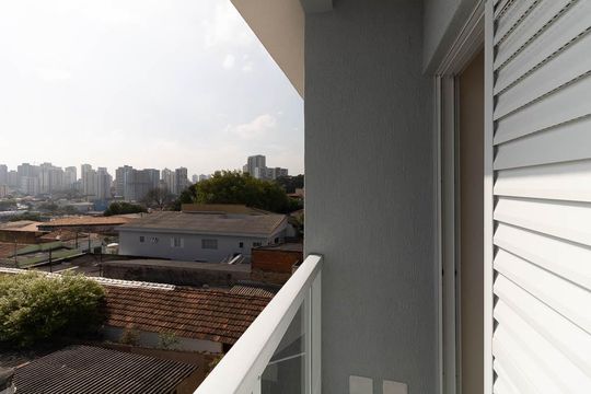 Varanda da Suíte 1 de casa de condomínio à venda com 2 quartos, 55m² em Vila Moinho Velho, São Paulo