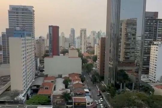 Vista de apartamento à venda com 1 quarto, 25m² em Pinheiros, São Paulo