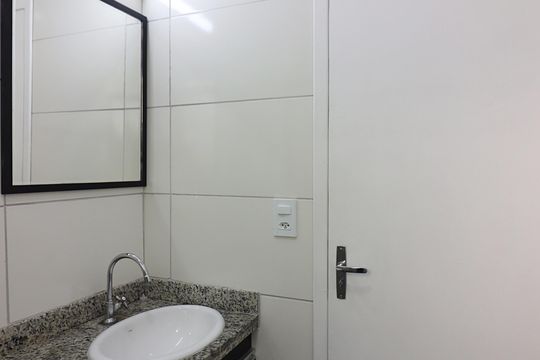 Banheiro Social de apartamento à venda com 2 quartos, 50m² em Taboão, São Bernardo do Campo