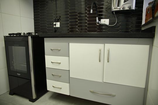 Cozinha de apartamento para alugar com 2 quartos, 64m² em Vila Euro, São Bernardo do Campo