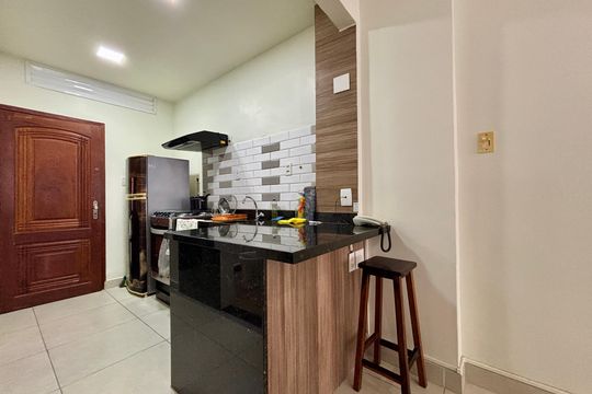 Cozinha  de kitnet/studio para alugar com 1 quarto, 40m² em Copacabana, Rio de Janeiro