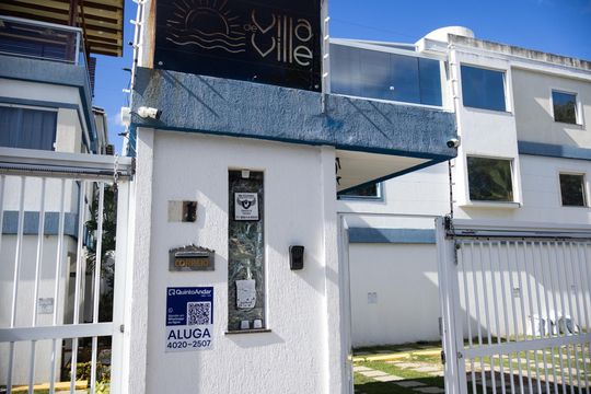 Fachada de casa de condomínio para alugar com 3 quartos, 159m² em Itapuã, Salvador