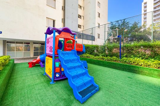 Área Comum - Playground de apartamento para alugar com 3 quartos, 107m² em Chácara Klabim, São Paulo