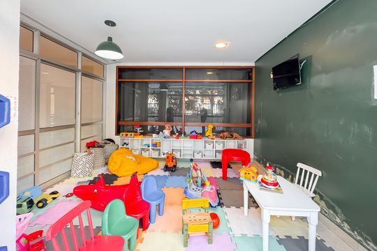 Área Comum - Brinquedoteca de apartamento para alugar com 3 quartos, 107m² em Chácara Klabim, São Paulo