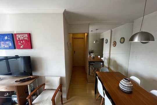 Sala de apartamento à venda com 2 quartos, 65m² em Parque Peruche, São Paulo