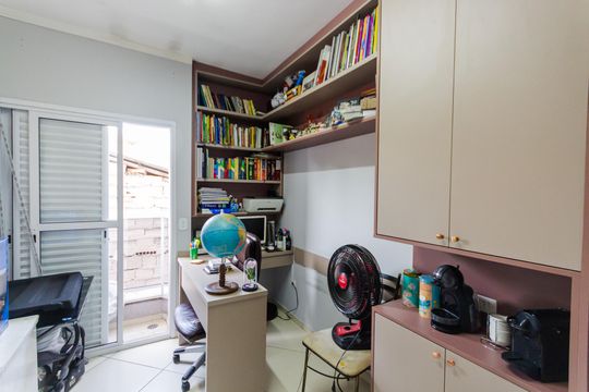 Quarto 2 de apartamento à venda com 3 quartos, 100m² em Jardim Santo Alberto, Santo André