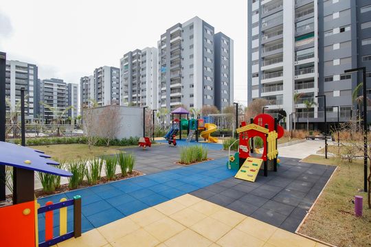 Área comum de apartamento para alugar com 2 quartos, 85m² em City América, São Paulo