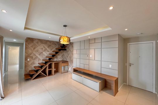 Sala de apartamento à venda com 4 quartos, 167m² em Recreio dos Bandeirantes, Rio de Janeiro