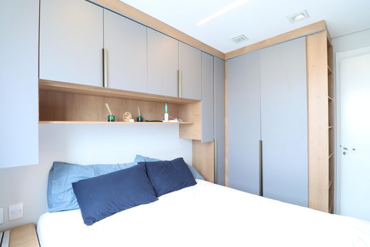 Quarto de apartamento à venda com 1 quarto, 27m² em Lapa, São Paulo