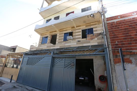 Fachada de casa para alugar com 2 quartos, 46m² em Samambaia Sul, Brasília