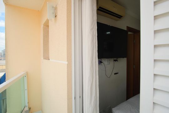 Varanda da Suíte de casa de condomínio à venda com 3 quartos, 163m² em Vila Aricanduva, São Paulo