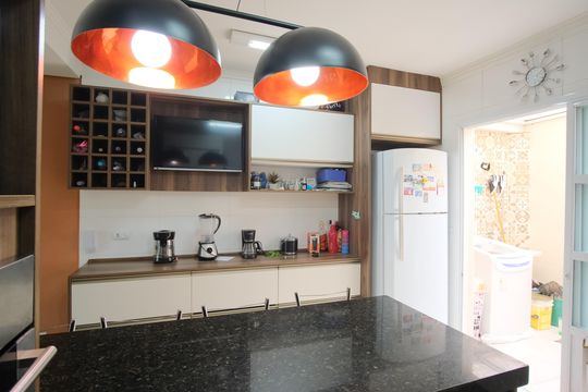 Cozinha de casa de condomínio à venda com 3 quartos, 163m² em Vila Aricanduva, São Paulo