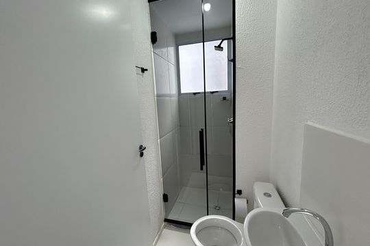 Banheiro Social de apartamento para alugar com 2 quartos, 41m² em Engenho Novo, Rio de Janeiro
