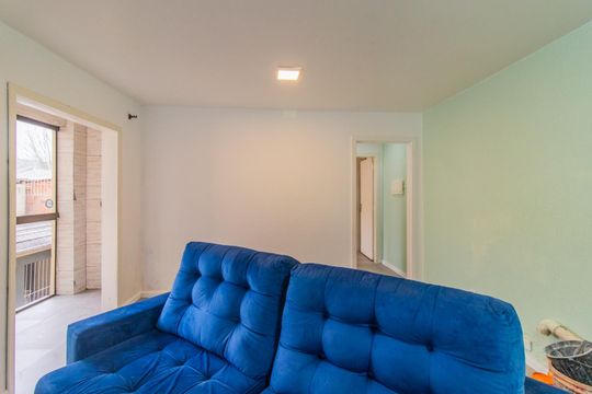 Sala de apartamento à venda com 1 quarto, 52m² em Santa Tereza, Porto Alegre