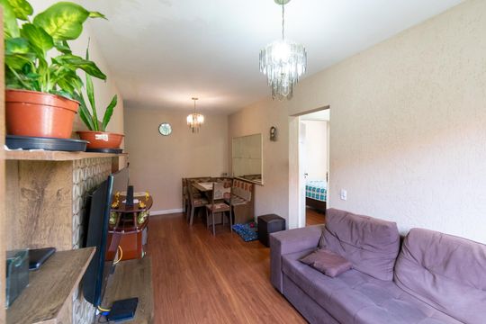 Sala de apartamento à venda com 2 quartos, 53m² em Vila Campestre, São Paulo