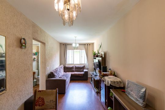 Sala de apartamento à venda com 2 quartos, 53m² em Vila Campestre, São Paulo