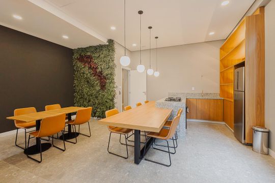Área comum de apartamento para alugar com 1 quarto, 31m² em Pinheiros, São Paulo