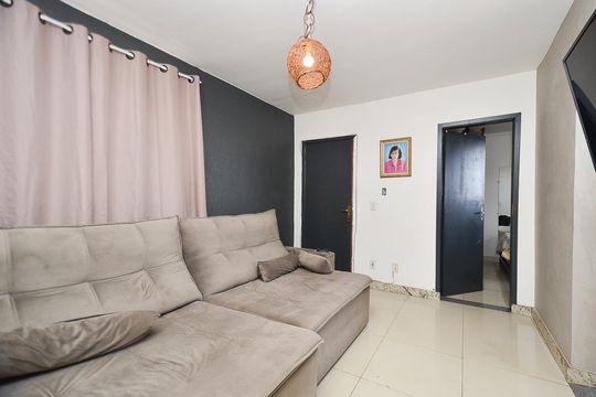 Sala de apartamento à venda com 3 quartos, 60m² em Nossa Senhora da Aparecida, Belo Horizonte