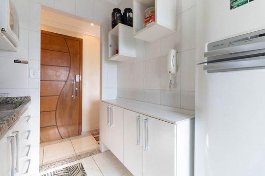 Cozinha de apartamento à venda com 2 quartos, 53m² em Sacomã, São Paulo