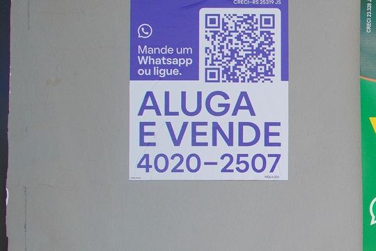 Placa de casa para alugar com 2 quartos, 130m² em Campina, São Leopoldo