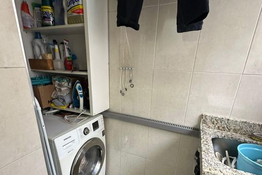 Área de Serviço de apartamento para alugar com 2 quartos, 70m² em Cidade Monções, São Paulo