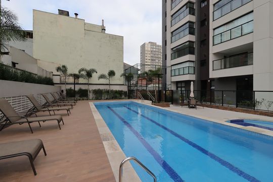 Área Comum - Piscina de apartamento à venda com 2 quartos, 87m² em Jardim Bela Vista, Santo André