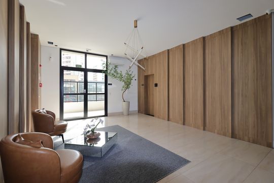 Área Comum - Hall de apartamento à venda com 2 quartos, 87m² em Jardim Bela Vista, Santo André