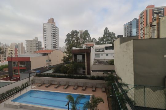 Vista da Varanda Gourmet de apartamento à venda com 2 quartos, 87m² em Jardim Bela Vista, Santo André