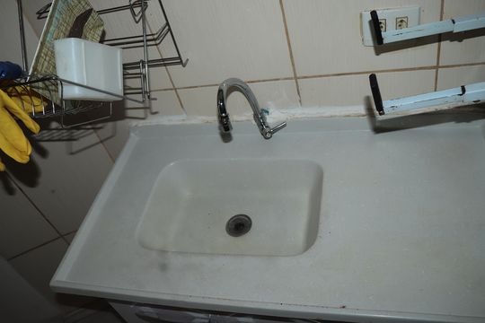 Cozinha de kitnet/studio para alugar com 1 quarto, 37m² em República, São Paulo