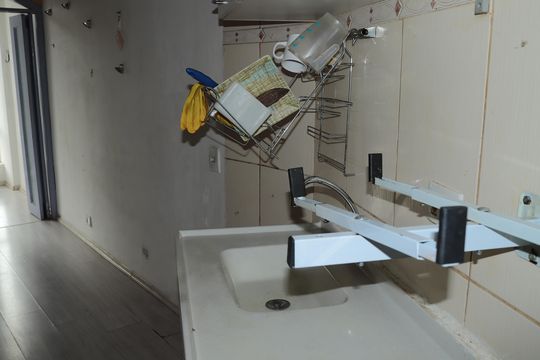 Cozinha de kitnet/studio para alugar com 1 quarto, 37m² em República, São Paulo