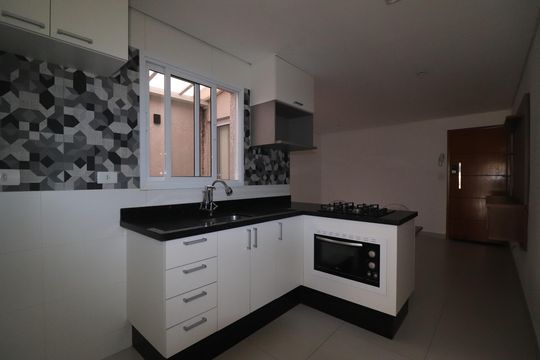 Cozinha de apartamento para alugar com 2 quartos, 60m² em Campestre, Santo André