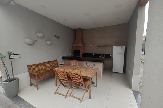 Área comum - Churrasqueira de apartamento para alugar com 1 quarto, 30m² em Mooca, São Paulo