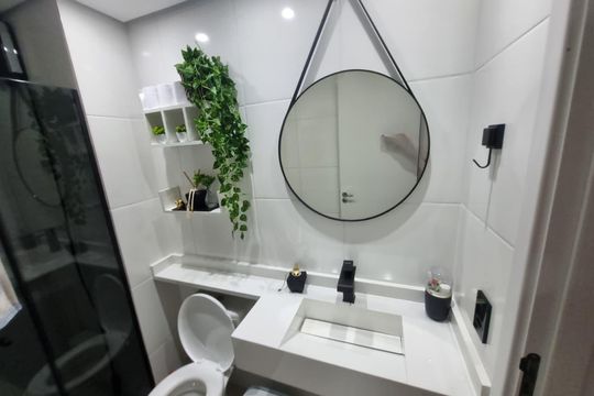 Banheiro  de apartamento para alugar com 2 quartos, 35m² em Mooca, São Paulo
