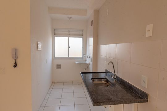 Cozinha de apartamento para alugar com 2 quartos, 50m² em Jardim Morada do Sol, Campinas